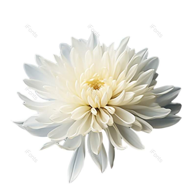 菊花图片,白色元素,花瓣PNG,植物免抠素材